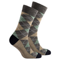 Men's Sage Argyle Socks Orchid Erebus