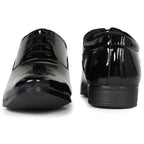 Generic Men's Black Color Patent Leather Material