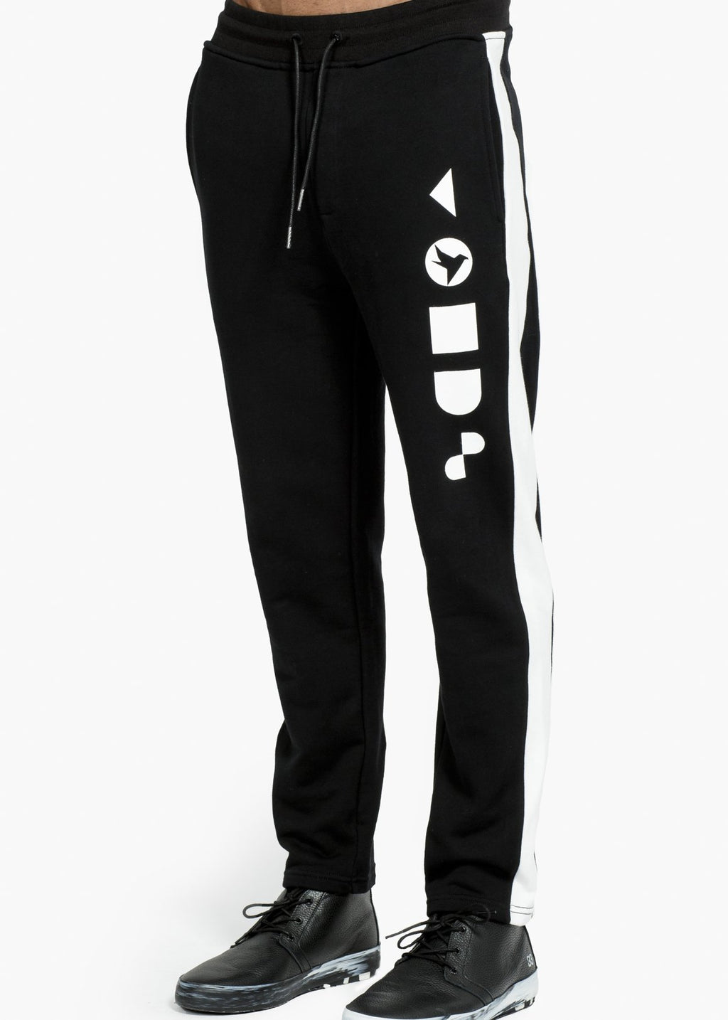 Konus Men's Zip Sweatpants / Hanks In Black
