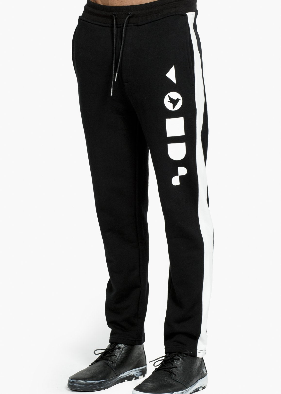 Konus Men's Zip Sweatpants / Hanks In Black