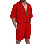 Cardigan casual beach shorts set- Sexikinis Swim