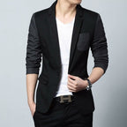 Mens Two Tone Slim Fit Casual Blazer