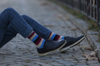 Men's Traditional Stripes Socks Orchid Erebus