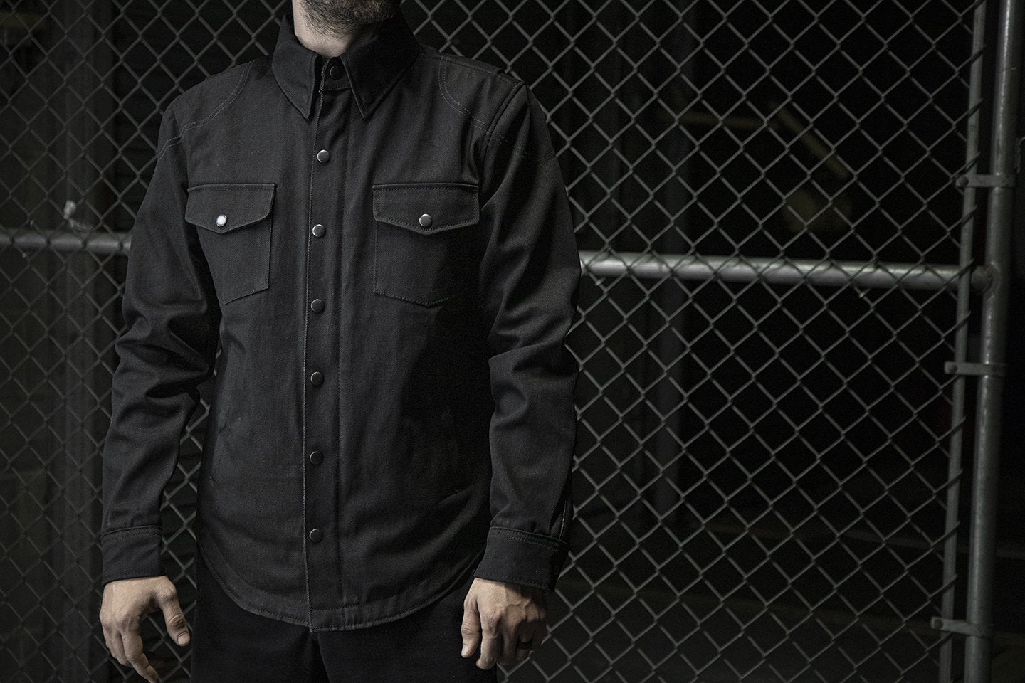 Equalizer - Men's Motorcycle Denim Shirt