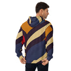 Mens Graphic Hoodie Colorblock Print 29138