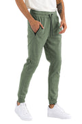 HEATHERED COTTON SWEATS Lime Milo