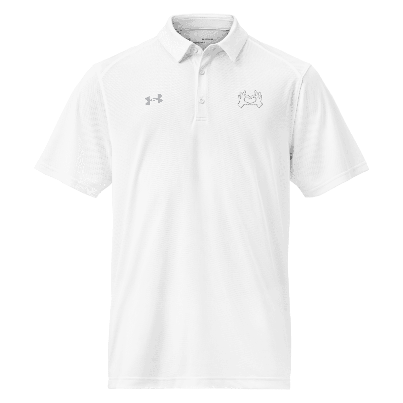 Under Armour® Men's Polo Shirt for the office, golf lightweight Coral Felix