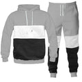 Color Block Hoodie and Jogger Sweat Pant SET Lime Milo