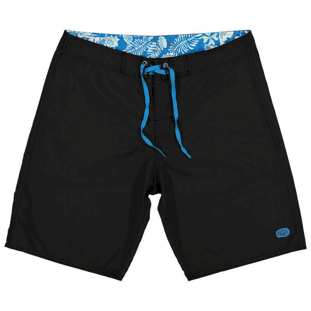 KUTA Boardshorts RPET Black Bronze Sunflower