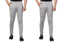 GREY Men's Regular Fit Trackpants pack of 2 SIZE L Scarlet Iphigenia