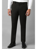 Solid Formal Polyester Trousers Yellow Caeneus