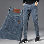 Men's Warm Denim Winter Jeans BLUE 28