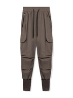 Men's casual trendy quick-drying pants multi-pocket ice silk trousers