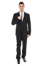 CALVIN KLEIN BLACK MEN'S CLASSIC SUIT