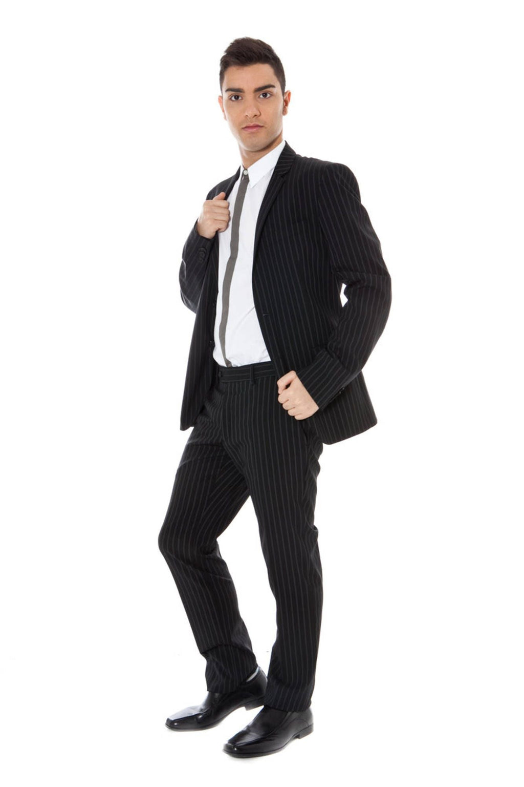 CALVIN KLEIN BLACK MEN'S CLASSIC SUIT