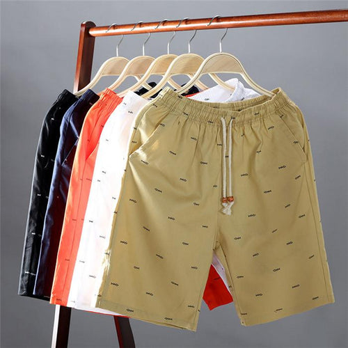 2020 Men's Shorts Casual Simple Short Pants Knee Length Teen Fashion Jade