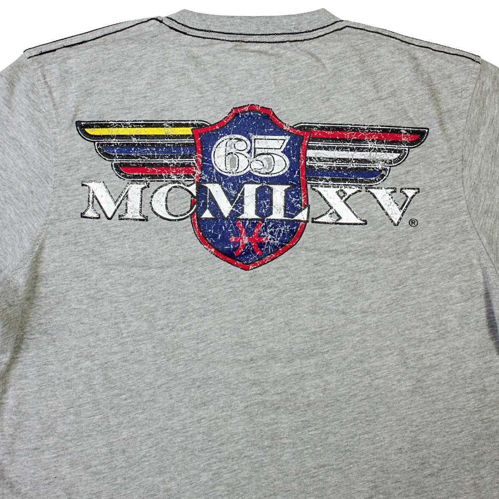65 MCMLXV Men's Vintage Logo Graphic T-Shirt In Black