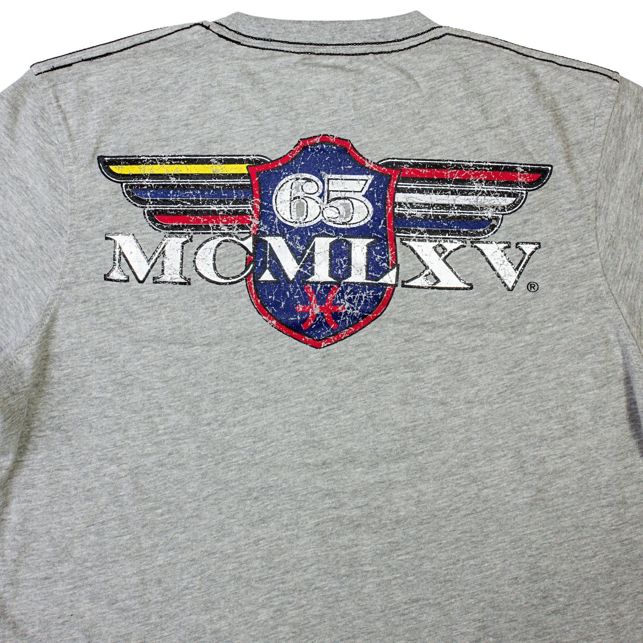 65 MCMLXV Men's Vintage Logo Graphic T-Shirt In Black